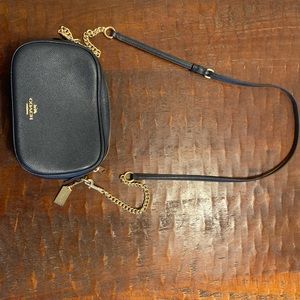 Coach Midnight Blue Isla Chain Crossbody F25922
